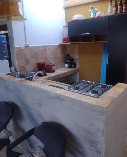 Cozinha, Buzios hostel- Sol e Lua in Formosa Bay