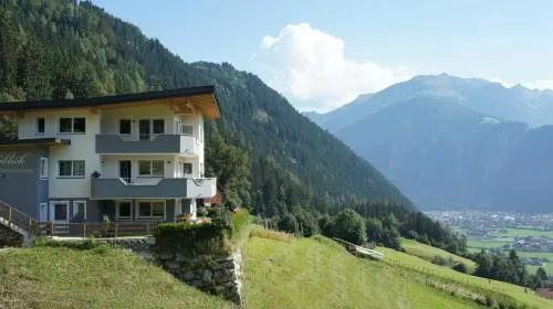 Bergblick in Finkenberg, Österreich