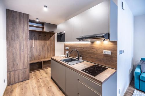 מטבח, G&T Square Apartments in Liptovsky Mikulas