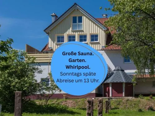 Landhaus Seewald: Große Sauna, Garten | See 5 Min. | 20 Personen in Seewald, Deutschland