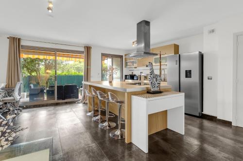 Kitchen, Havre de Paix Mont Boron Proche du Port in Mont Boron