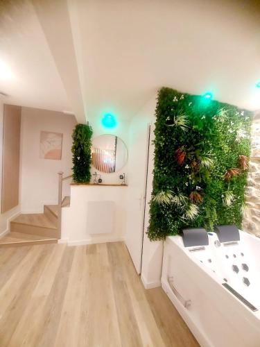 Love Room chic et intime idéale pour un séjour à deux avec jacuzzi et balcon gîte à louer Vienne