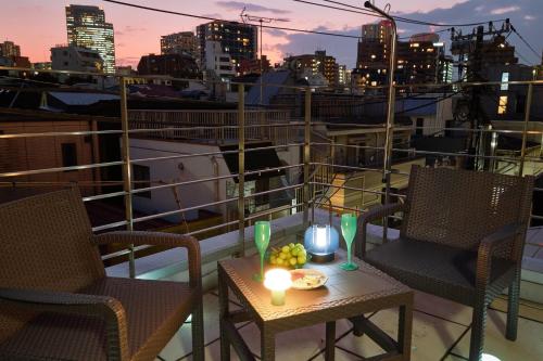 Balcony/terrace, Mint House Ebisu - 3 Story, Artsy & Modern Home in Shibuya in Ebisu
