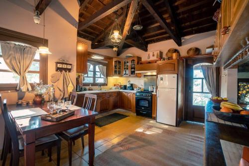 Kitchen, Rustic Retreat - Private Pool in Nature's Embrace in Tilisos