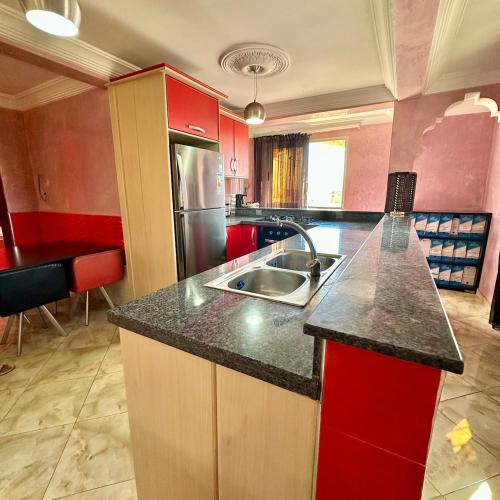 주방, Perfect 1 Bedroom in the Heart of Agadir in 아바투아