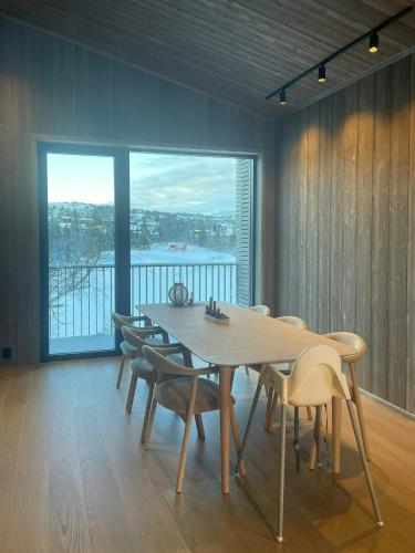Viesnīcas āriene, Architect Designed Mountain Cabin At Kvitfjell in Fåvang