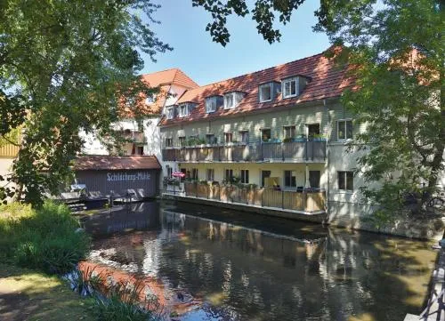 Altstadtrefugium Krämerbrücke in Erfurt, Deutschland