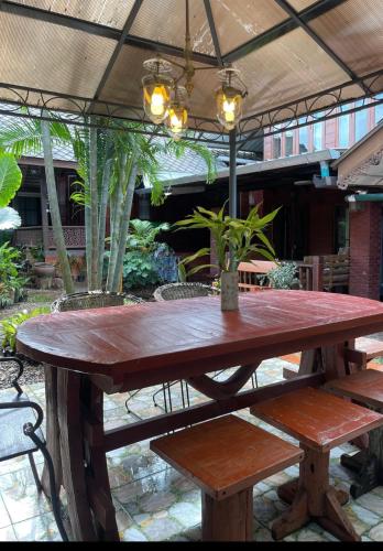 Chiangmai Lanna wooden Room in 龍仔厝府