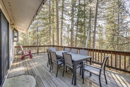 Deck & Gas Grill: Secluded Arnold Cabin Rental! in Arnold (CA)