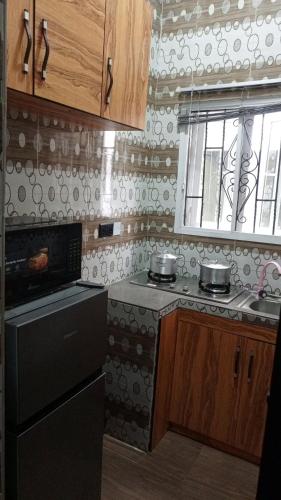 מטבח, Daprem Self-Contain Service Apartments in Uyo