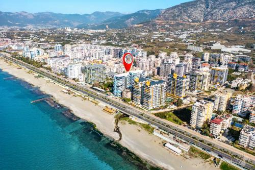 Sea View 1BR Apt - Steps to Beach - Modern Residence – khách sạn tại Mahmutlar