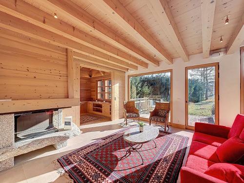 Chalet spacieux 5 chambres proche ski bus, vue Mont-Blanc