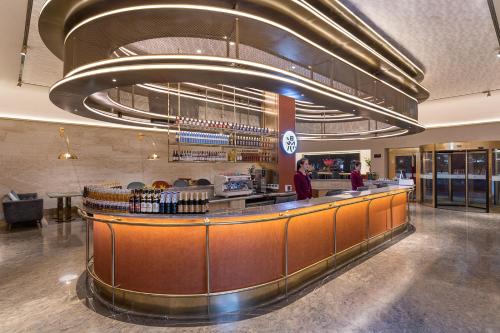 Lobby, Manxin Hotel Tiananmen Square, Beijing near National Center for the Performing Arts