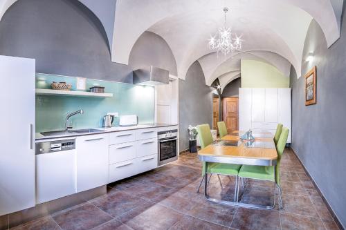 ห้องครัว, Chornitzeruv dum - romanticke ubytovani Telc in ใจกลางเมืองเตลช์
