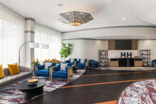 Vestíbulo, Hampton Inn & Suites Baton Rouge Downtown in Baton Rouge Downtown