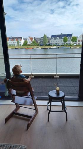 Het rode Boothuis in Harderwijk