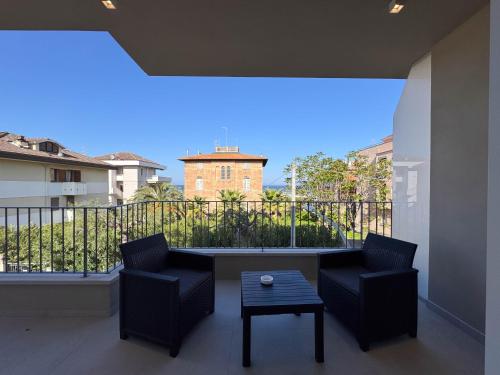 Modern Design Garage and Terrace with Sea View in Porto San Giorgio