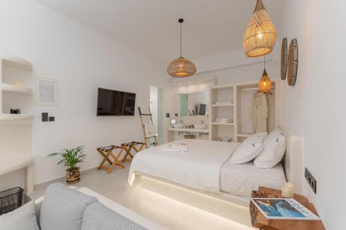 Exterior view of Adama's Suites Naxos
