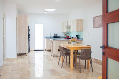 virtuve, Casa Lirio in Chuburná