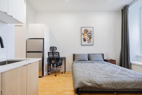 Relaxing Studio for 2 Guest with parking in Mercier-Hochelaga-Maisonneuve