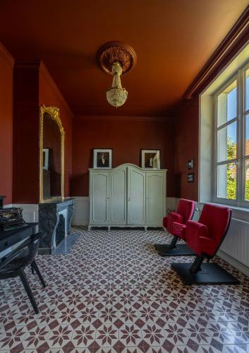 Viesnīcas āriene, Belle Époque Manor With Swimming Pool In The Aisne Valley (Belle Epoque Manor With Swimming Pool In The Aisne Valley) in Cuiry-les-Chaudardes