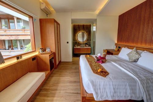 Double room, deluxe, pool view, balcony, terrace