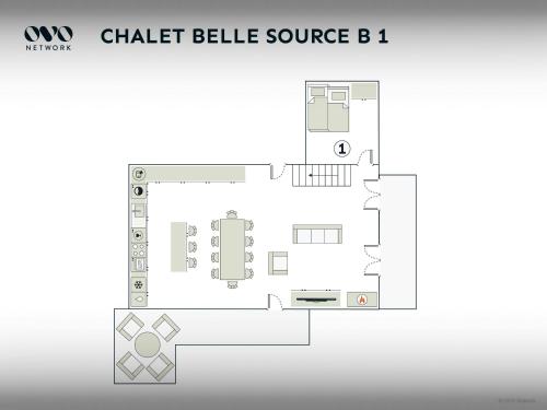 Floor plans, Chalet Belle Source B - OVO Network in Saint Nicolas La Chapelle
