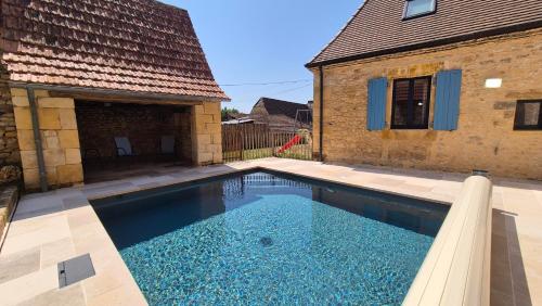 Le Clos de Bizaillac avec piscine chauffée gîte à louer Bardenac