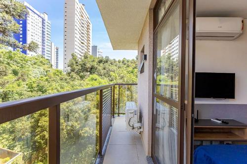 陽台/露台, Eco Smart - Ecoville | Gonzaga Stays in 庫里奇巴郊區