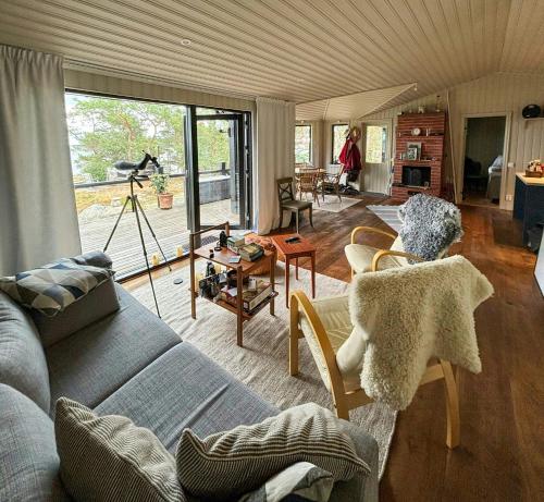 Viesnīcas āriene, Modern Archipelago Cabin With Views On Aspö (Modern Archipelago Cabin With Views On Aspo) in Nämdö