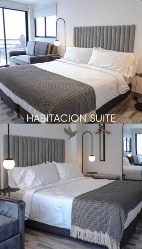 1 queen bed, 1 sofa bed
