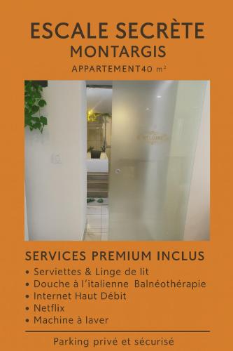 Escale secrète Montargis Jacuzzi Terrasse Parking gratuit 5