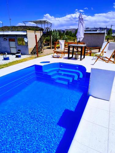 Úszómedence, Preciosa Casa con Terraza al Valle Grande, San Rafael Mendoza de 1 a 5 Personas in Rincon Del Atuel