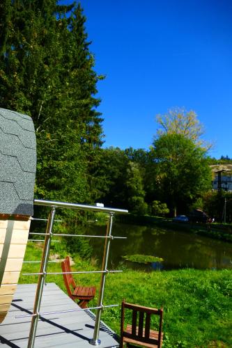sauna, Naturcamp Meyersgrund - Campingplatz in Ilmenau