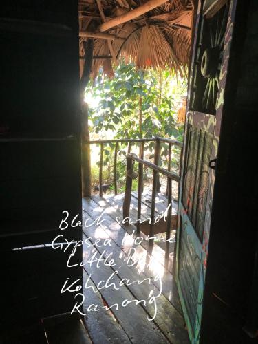 Black sand Gypsea Home Little Bay Kohchang Ranong in Ko Chang