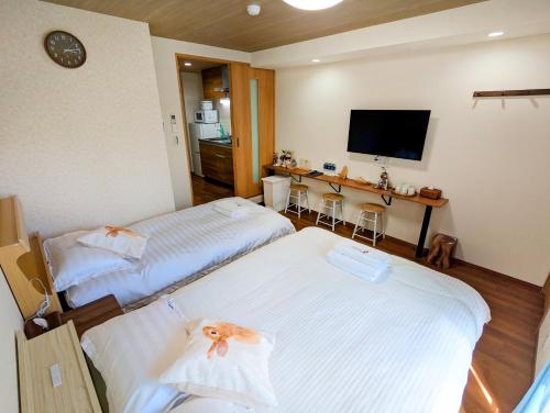 Sun生A号棟303室直达关西机场 电梯公寓 采光良好 仅2站到难波 直达梅田心斋桥天王寺 附带私人厨房