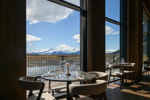 Restorāns, Glacier Lagoon Hotel in Hali