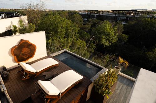 Luxury Penthouse with 3-level, 3240 sqft , Private Pool, Terrace and Roof Top at Tulum Jungle
