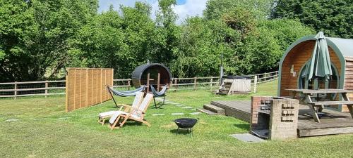 Iekārtas, The Mainstay Pod at Hidden Wood Glamping in Chapmanslade