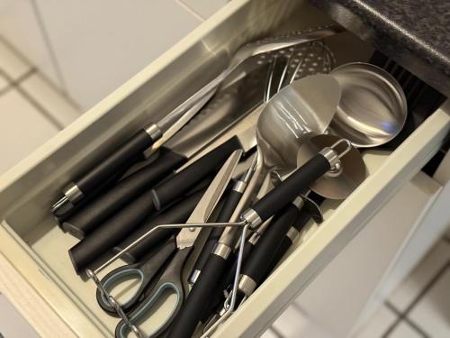 Kitchen, Walluf 3 bis 4 Betten WA1 in Walluf