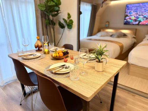 Moto Sakura 502,Asakusa Ueno Great location 2 bedrooms,3 beds,6 Direct access to Narita and Haneda Airports,5 train lines available