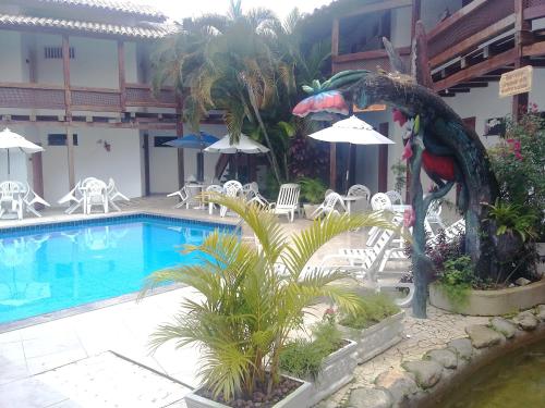 Swimming pool, Hotel Casa Blanca Porto Seguro near Porto Seguro Airport