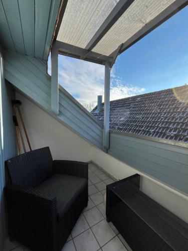Erkély/terasz, Ferienwohnung - Balkon - Netflix - Parkplatz - Kingsize-Bett - 6 Personen in Antrifttal