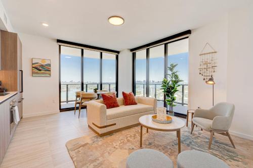 72-1710GP Oceanview Corner 2 Beds & 2 Baths with Beach Club – khách sạn tại Surfside