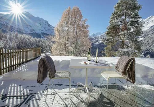 Chalet Ledihus Garden Apartment in Wengen, Schweiz
