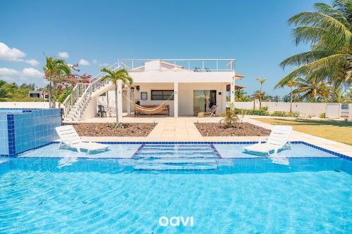 Úszómedence, Casa Palm Paradise em Touros by Qavi in Touros