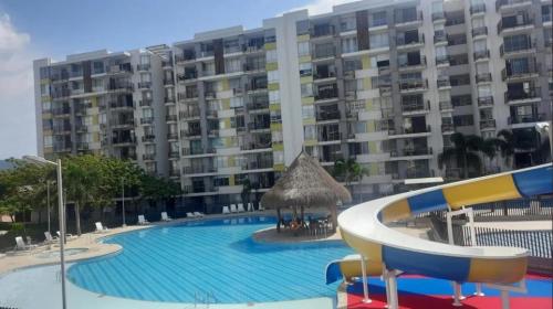 Water park, Tu escapada perfecta te espera, Apto de lujo y confort en conjunto cerrado in Ricaurte