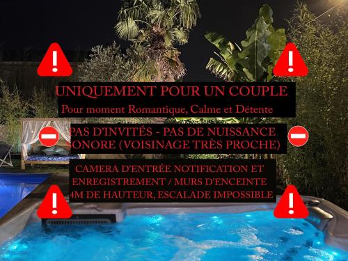 Unique! jacuzzi privé 35 C + cinéma Villa entière 2