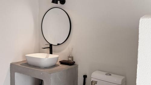 Bathroom, concrete villa in Al Wasil