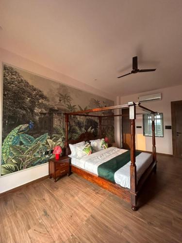 1 double bed